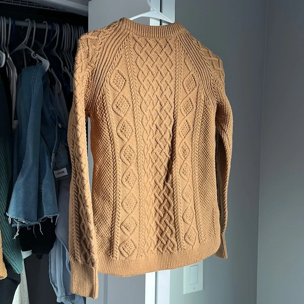 J. Crew Woven Rust Sweater, NWT
